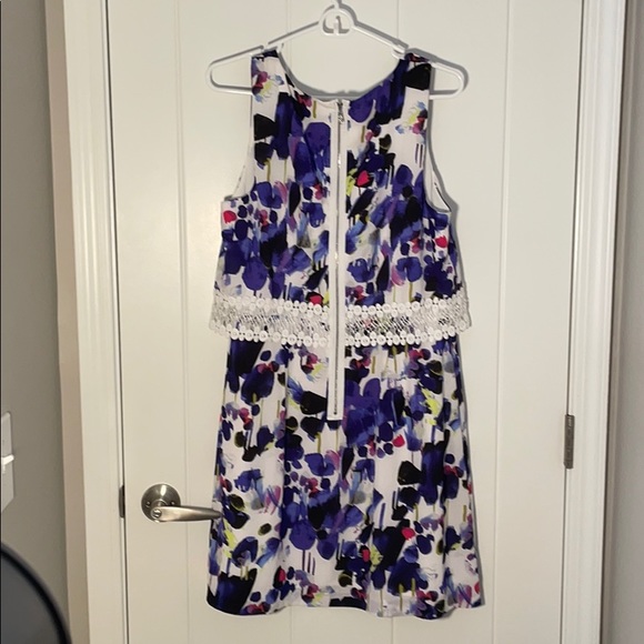 Kensie SPRING TIME Sleeveless Dress with Ruffles - Picture 3 of 4